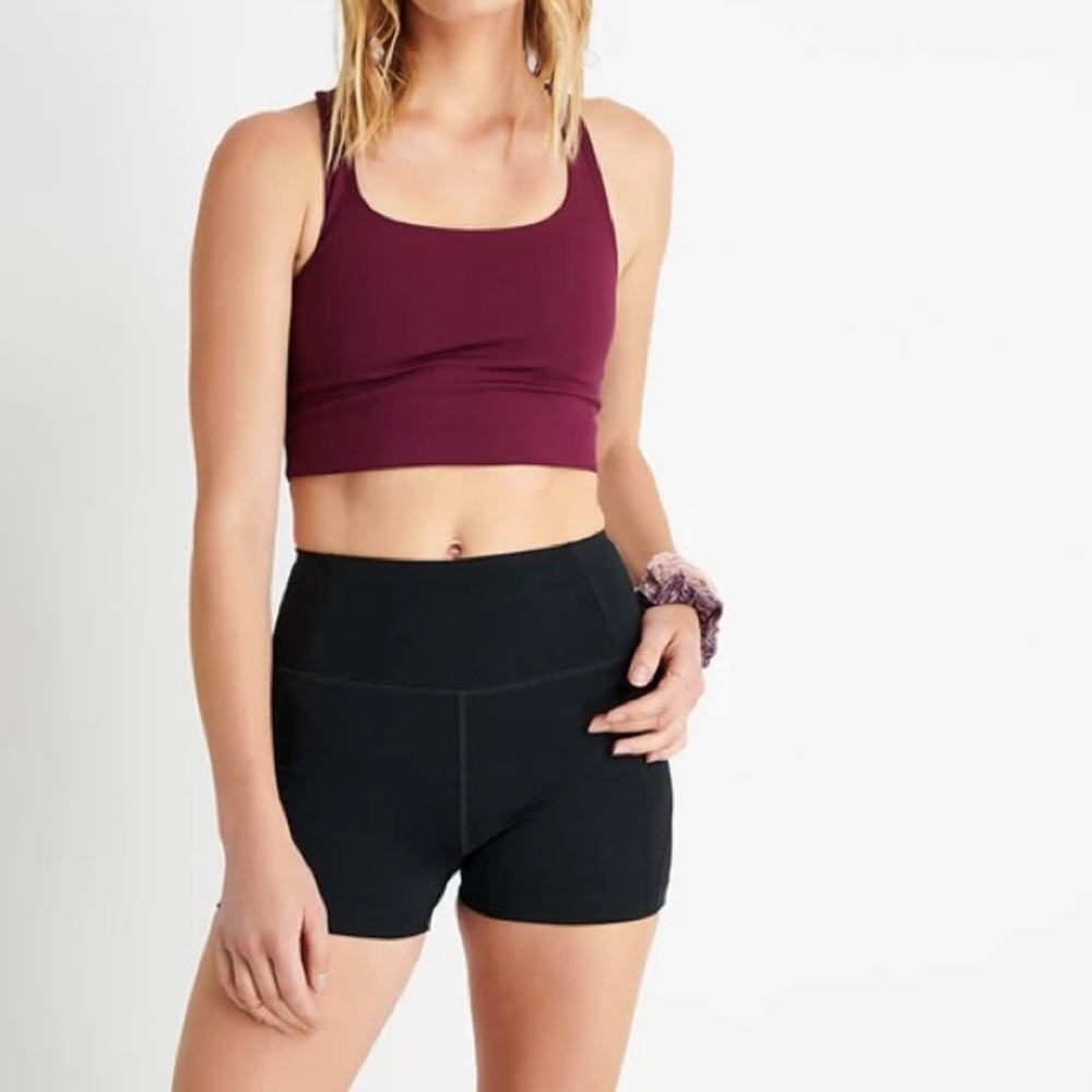 Girlfriend collective high rise running shorts